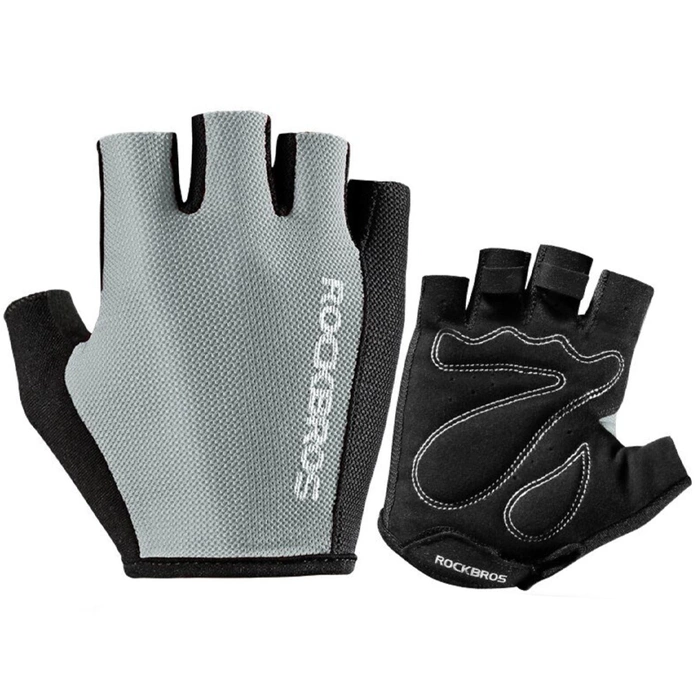 Rękawiczki rowerowe Rockbros S099GR rozmiar L - szare